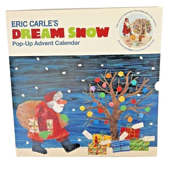 Vintage 2008 Eric Carle's Dream Snow Pop-Up Advent Calendar Interactive‎ Art - Picture 12 of 12